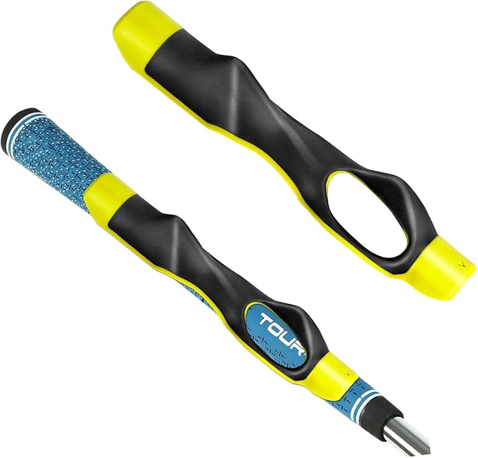 Golf Grip Trainer Golf Practice Tool, Easy To Carry to the Practice Area, Golf Swing Trainer Ensure the Right Grip Every Time, Golf Grip Training Aid, Golf Accessories Improve Your Swing Rhythm